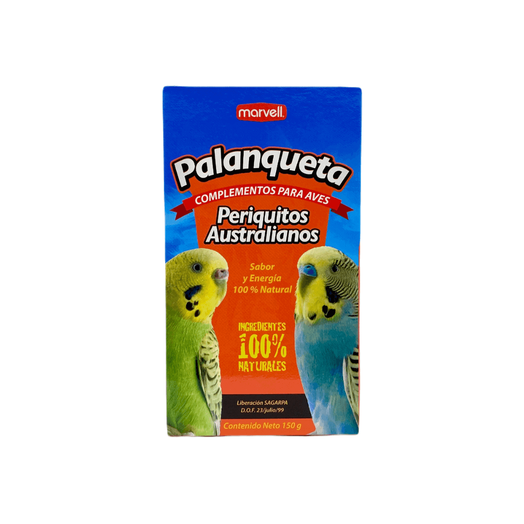 PALANQUETA PERIQUITOS AUSTRALIANOS 150 G 1080X1080 PALANQUETA PERIQUITOS AUSTRALIANOS 150 G 1080X1080